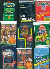  100 OLD FOOTBALL CARDS ~ SEALED WAX SALE WAREHOUSE FIND! INCLUDES TOPPS PACK!