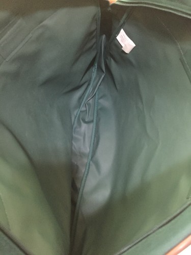 Vintage Ralph Lauren Fragrances Green Brown Travel Messenger Bag  - Picture 5 of 6