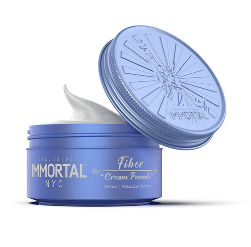 Immortal NYC Fiber Cream Shine/Flexible Strong 150ml ( 2 Pack ) | Cream Pomade - Picture 2 of 6