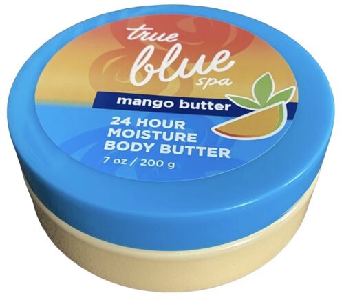 (1) Mantequilla corporal de mango humedad Bath & Body Works True Blue Spa 24 horas 7 oz/200 g - Imagen 2 de 3