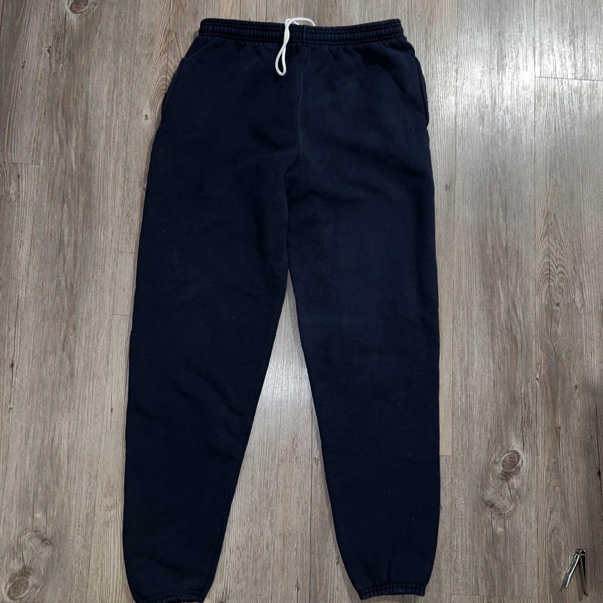 Vintage Soffe Sweatpant Jogger Mens Size Large Navy Blue Drawstring Pockets  USA | eBay