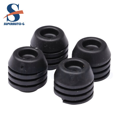 New 4Pcs Door Bumpers Rubber Fit for 1986-UP Acura Honda 75891-SA7-000 Black