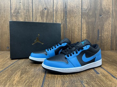 air jordan 1 low blue and black
