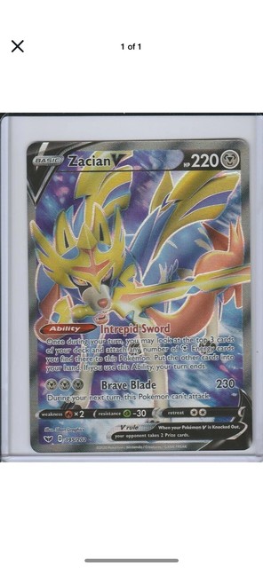 pokemon zacian v full art | eBay