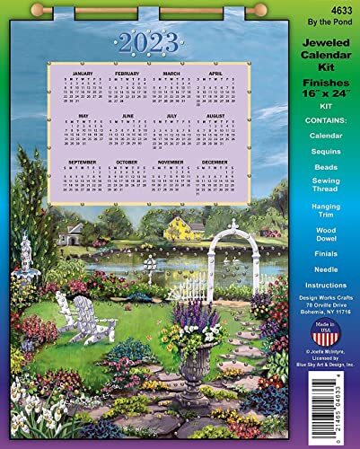 design-works-crafts-2023-sequin-calendar-kit-by-the-pond-ebay