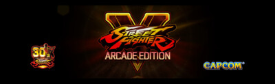 Street Fighter V (5) Arcade Edition Arcade Marquee 26'' x 8''