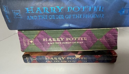Harry Potter Books 1, 4, 5, 6, 7 + Bonus Cursed Child 1 &2 Book Hardcover - Picture 3 of 9