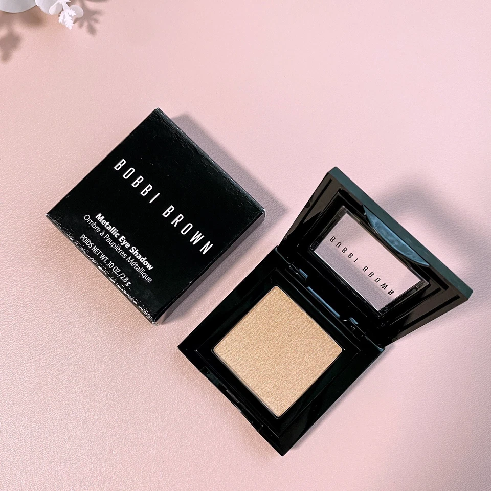 Bobbi Brown Metallic Eye Shadow Champagne Quartz #2 Full Sz 1 oz/2.8g New In Box - Image 2 of 4