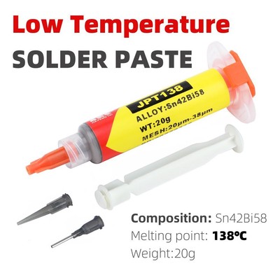 Temperature CPU Tin Soldering Paste Sn42 Bi58 Soldering Oil Gel Welding Flux