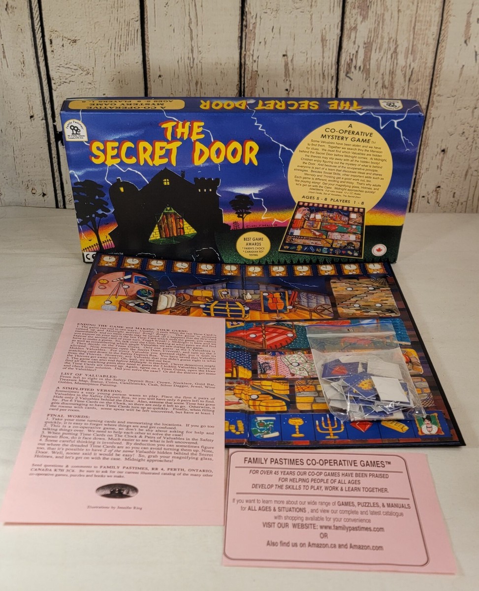 The Secret Door Board Game Vintage Complete With All Pieces