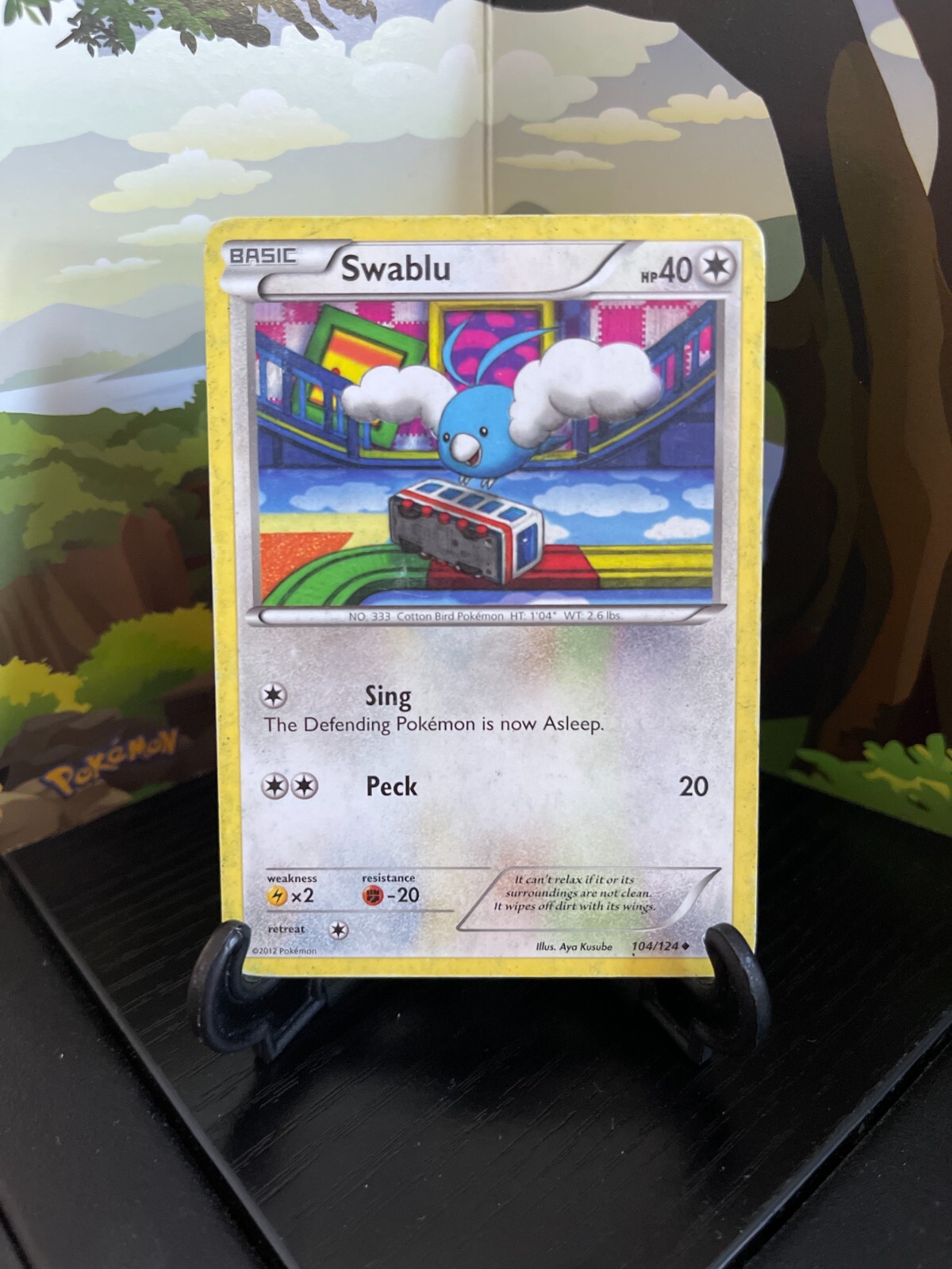 Swablu 104/124 - Dragons Exalted - Uncommon - Pokemon Card TCG - HP