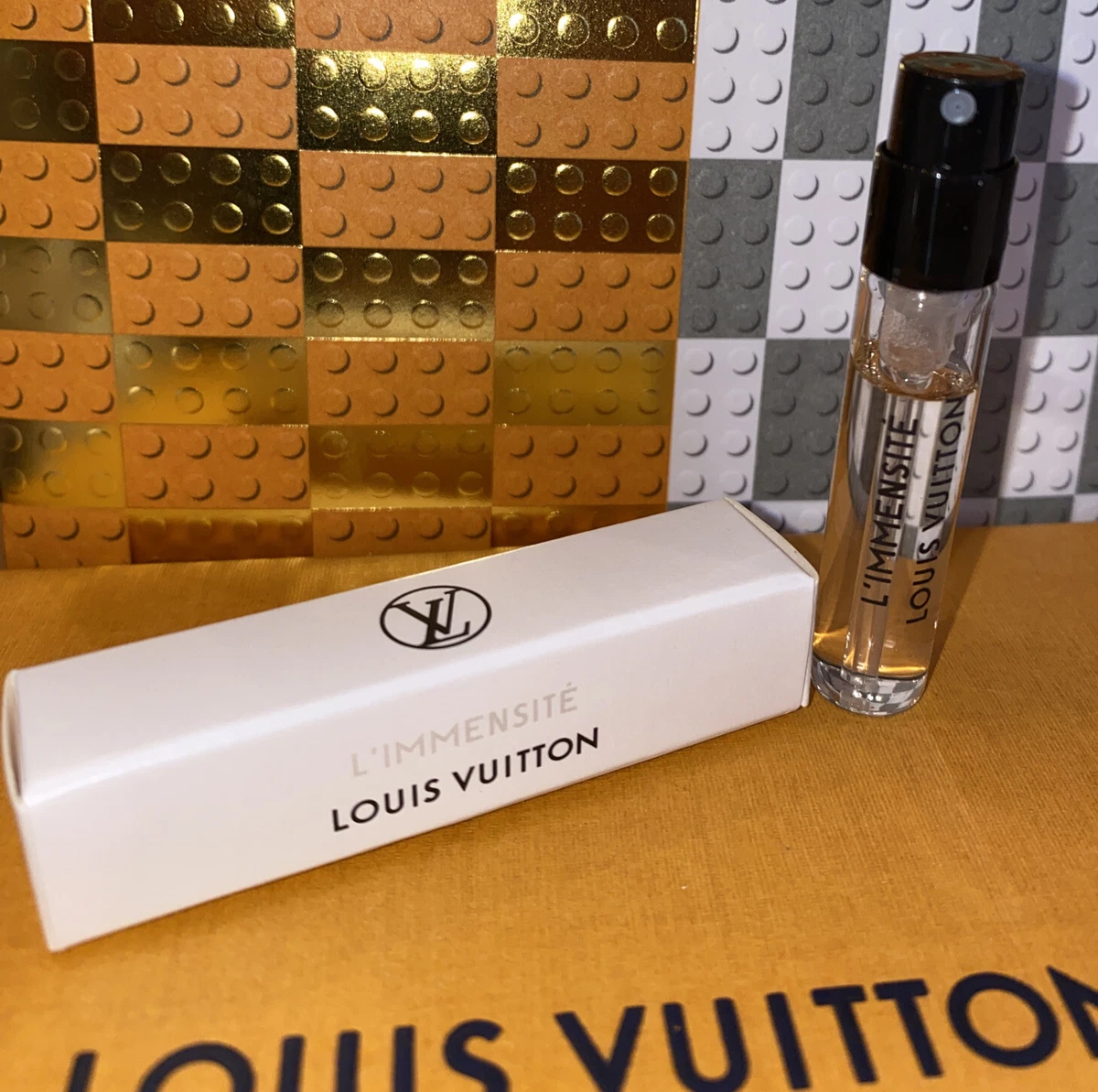 NEW LOUIS VUITTON Perfume Fragrance Travel Spray Sample 0.06 oz/2ml  L'Immensite