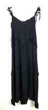Kensie Womens Lightweight Viscose Maxi Dress Black Size XS