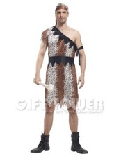 Men's Cave Man Funny Halloween Costume One Size Fits S, M, L 