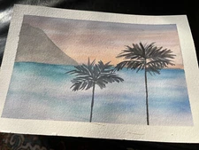 Hand painting Kid artist and Mom "Burn Out"