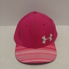 Under Armour Youth Pink Adjustable Hat Girls One Size