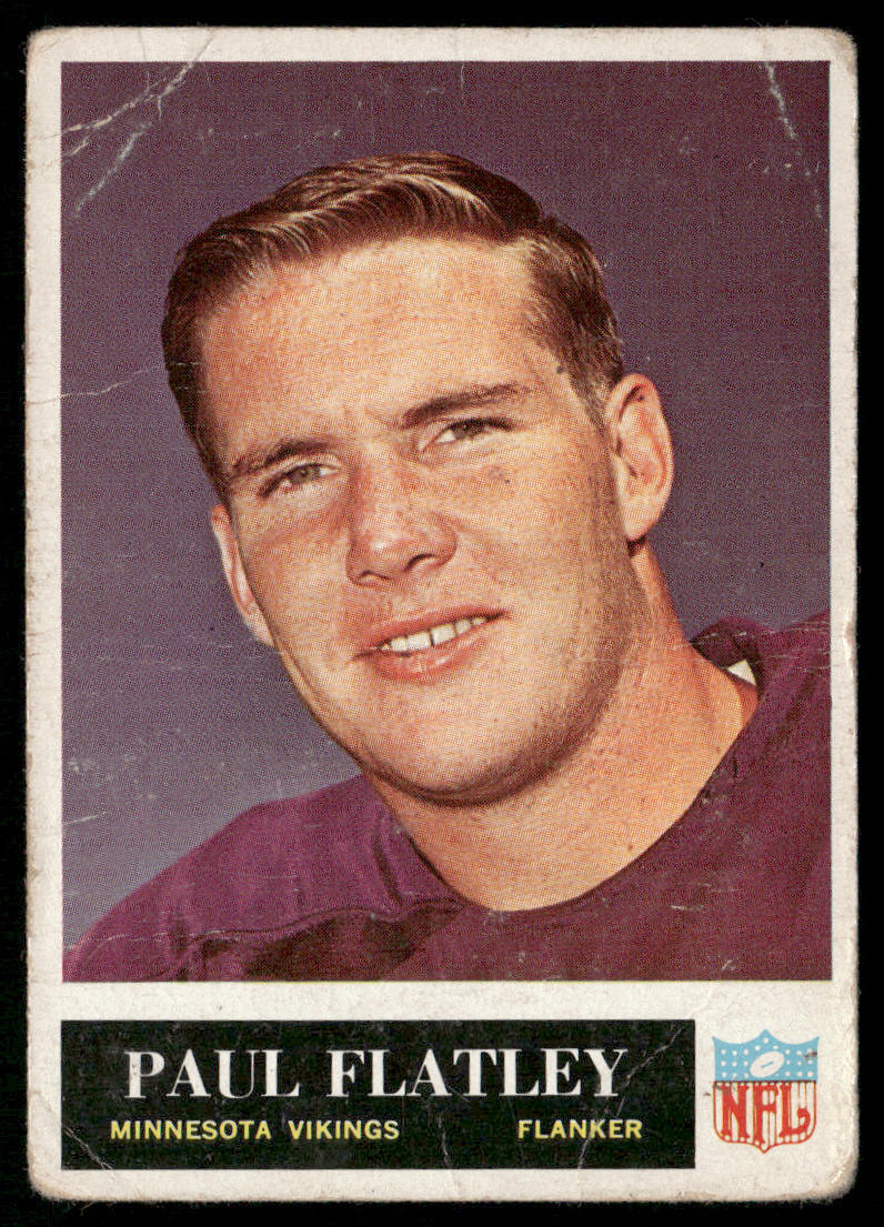 Paul Flatley 1965 Philadelphia #106 Minnesota Vikings