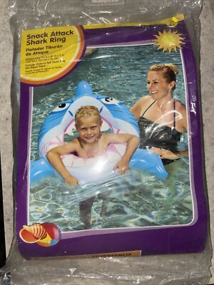 VINTAGE New Clearwater Snack Attack Shark Ring Sealed Pkg Kmart