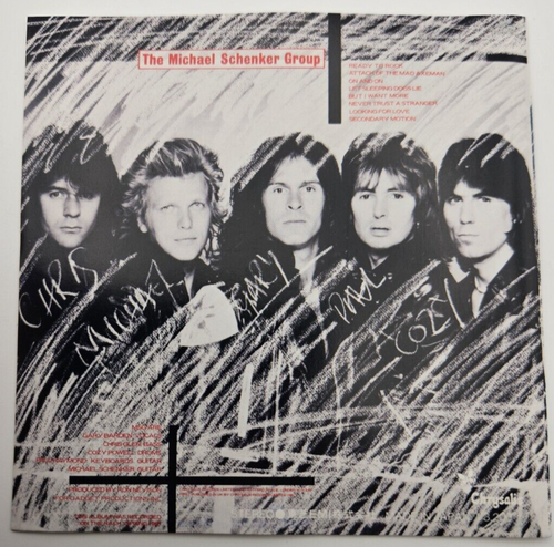 MSG The Michael Schenker Group Japan Rare Vintage CD CP32 5091 w/3200Y OBI 1986 - Picture 16 of 19