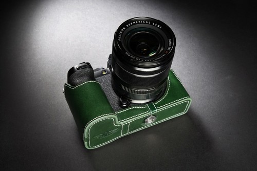 Funda protectora de cuero genuino con media cámara para FUJIFILM X-S10 XS10 - Imagen 35 de 48