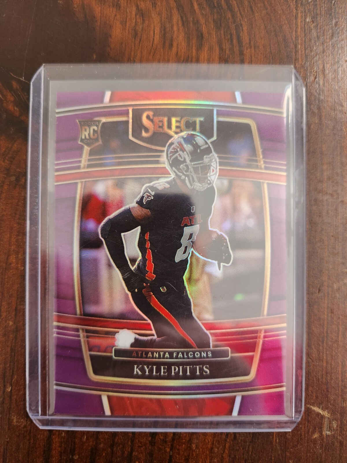 2021 Panini Select #46 Kyle Pitts Purple #d /75 Parallel Concourse Rookie RC