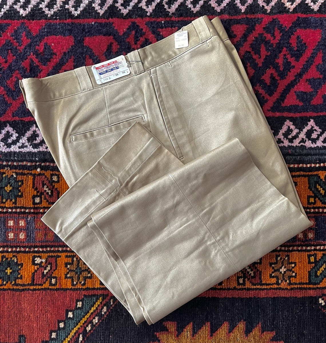 DEAD STOCK ❗️WTAPS KHAKI TROUSERS 08/2ND Wtaps Khaki Cotton Chino Trousers Size S Used | eBay