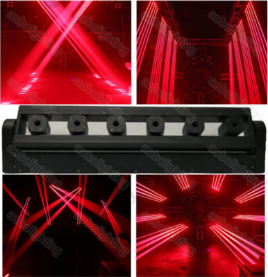 6x500mW Fat638nm Red sharpy beam moving head laser bar light club dj lazer light