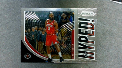 2019-20 Panini Prizm Get Hyped! #5 James Harden Rockets