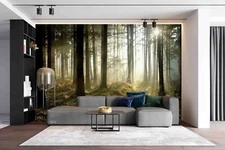 3D Forest Self-adhesive Removeable Wallpaper Wall Mural Sticker 14