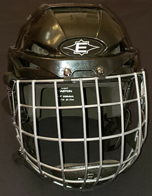 EASTON STEALTH S7 -  BLACK HOCKEY HELMET with GRID - MADE IN CHINA - ORIGINAL