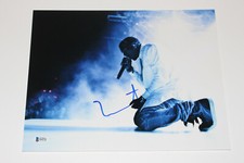RAPPER KANYE WEST SIGNED AUTOGRAPH 11X14 PHOTO JESUS IS KING BECKETT COA BAS