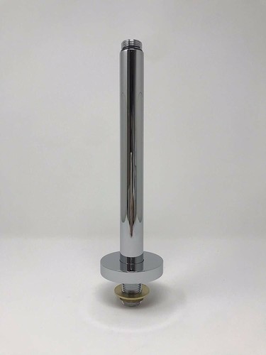 Brazo de ducha de montaje en techo, escudo 1/2 pulgada hilo NPT 12" cromo pulido - Imagen 2 de 5
