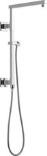 Delta Shower Column 18 Angular Lumicoat Chrom...