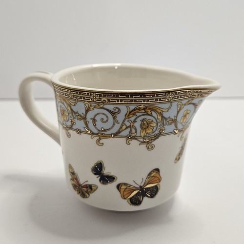 Grace Teaware Butterflies with Blue Ornament Fine Porcelain 14-piece Tea Set - Picture 10 of 20