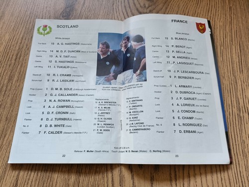 Scotland v France Rugby Programmes 1948 - 2012 - Picture 48 of 66