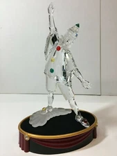 SWAROVSK Crystal 1999 SCS Masquerade Pierrot Clown With Box, Stand & COA