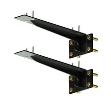 Ultra Heavy Duty Shelf Brackets with Hanging Hook L Shelf Bracket 9-1/4 Inch ...