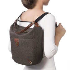 Authentic NWT Eric Javits NYC Women's Handbag Squishee Back Pack  Antique 