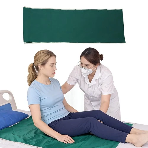 Patient Transfer Slide Sheet Reusable 75x150cm Positioning Bed Pad – Green