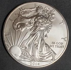 2014 American Silver Eagle 1 oz .999 Fine Silver Uncirculated