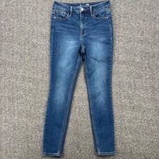 Old Navy Rockstar Super Skinny High Rise Blue Jeans Womens 4 Secret Slim Pocket
