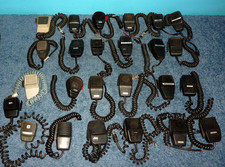 25 Microphone Lot for CB Radio Techs Pace Cobra Pearce Parts/Repairs CL