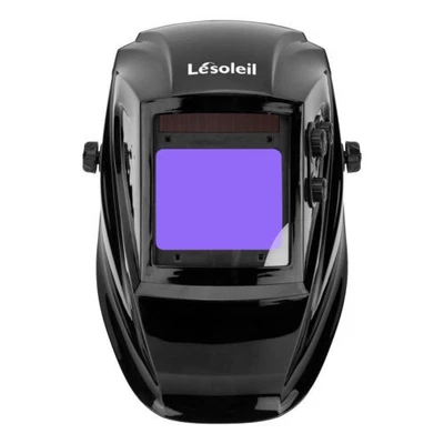 LÉSOLEIL True Colour Welding Mask Helmet Large Viewing Screen Solar Power for TIG MIG ARC