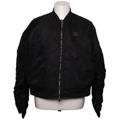 Bomberjacke, Herren, Größe: M, Schwarz, Einfarbig #Cx7