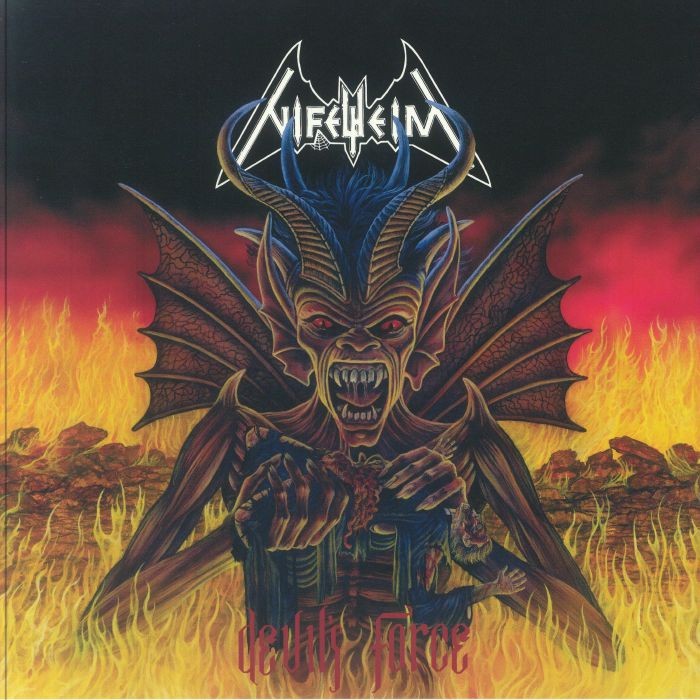 NIFELHEIM - Devil's Force (reissue) - RED & BLACK MARBLED VINYL LP