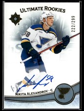 2022-23 Upper Deck Ultimate Collection auto Nikita Alexandrov 222/299 #143