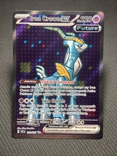 Iron Crown ex 191/162 SV05: Temporal Forces Holo Full Art Rare Pokemon TCG TEF