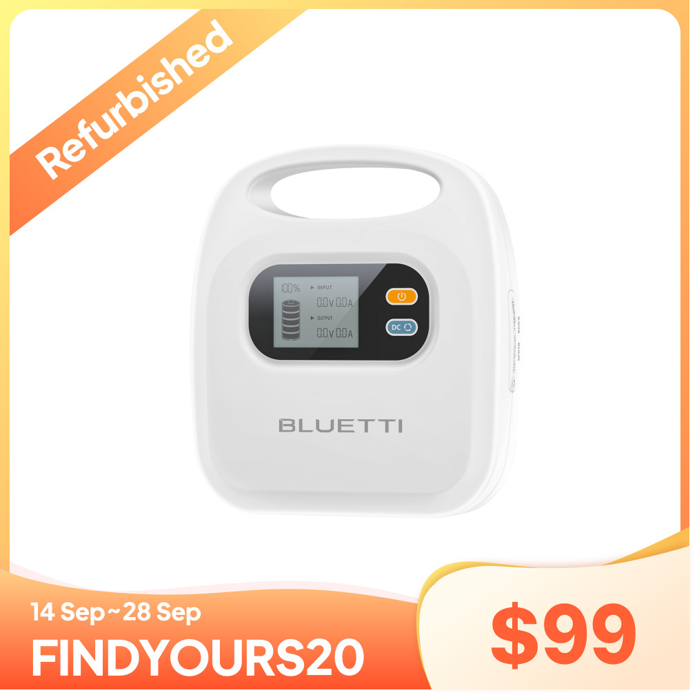BLUETTI X30 297Wh Power Bank 4 Output Ports for Camping/Travel/Emergency