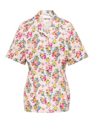   SPORTMAX By MAX MARA   Baumwollhemd Blumendruck Agi Shirt IT46_FR44