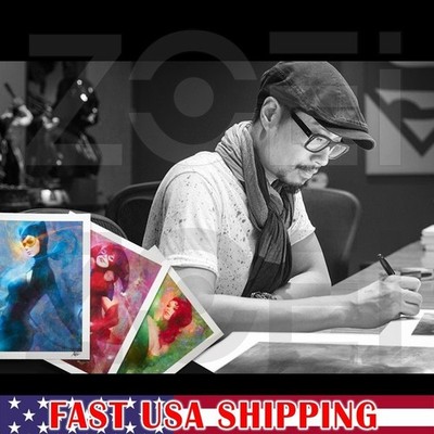 SIDESHOW ART PRINT EX Gotham City Sirens Artist Series Portfolio Artgerm Signed